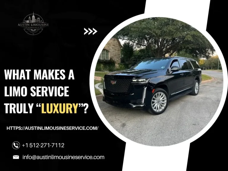 What Makes a Limo Service Truly "Luxury"?